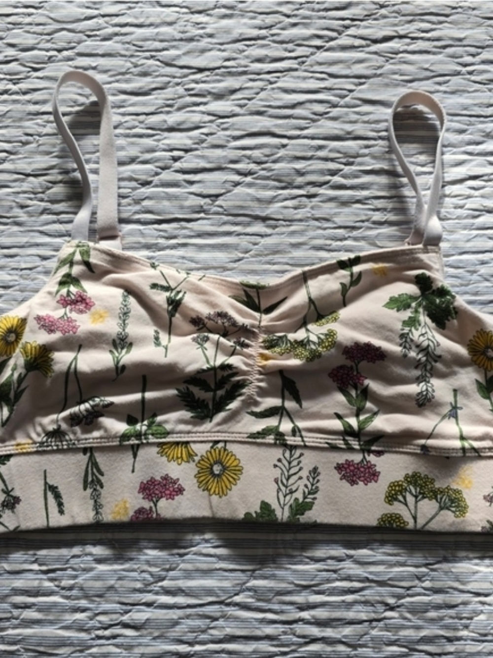 Duluth Trading Co. Floral Bralette